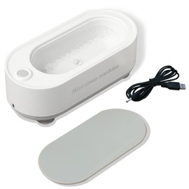 Portable Ultrasonic Glasses Washing Machine with USB Charging, Suitable for Rings Earring Watch Diamond, Low Noise