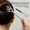 5PCS Telescopic Back Scratcher, Extendable Back Scratcher with Rubber Grip