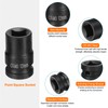 sourcing map 4 Point Square Socket 1/2" Drive 12mm Metric