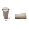 Dugo Rubber Stoppers, Conical Plugs, Natural Rubber – Choice of