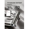 Pure Titanium Travel Kettle, 380ML Portable Electric Kettle, 12 Temp