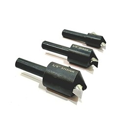 Set of 3 Pcs Fly Cutters 3/8" SHANK + HSS Tool Bit