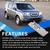 Femibon Driver Left Side Sun Visor Compatible with Honda Pilot