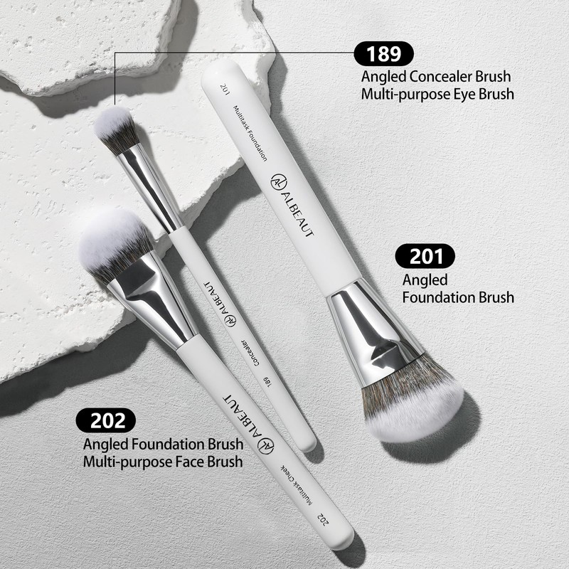 Albeaut Makeup Brush for Foundation Concealer Blush Contour Liquid Cream