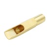 J-ouuo Alto Saxophone Mouthpiece Gold Color Metal Multifunctional Sax Mouthpiece