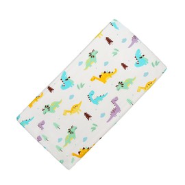 Hohopeti Cotton Dinosaur Crib Bed Breathable Boy Girl Bedspread for Nursery Durable Fun Cartoon Design for Comfort