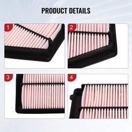 Bapmic 17220-R1A-A01 Engine Air Filter for Honda Civic 2012-2015, for Acura ILX 2013-2015 Replac#17220R1AA01