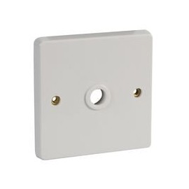 BPSCA 4075 1G Flush Cable Outlet MLD White