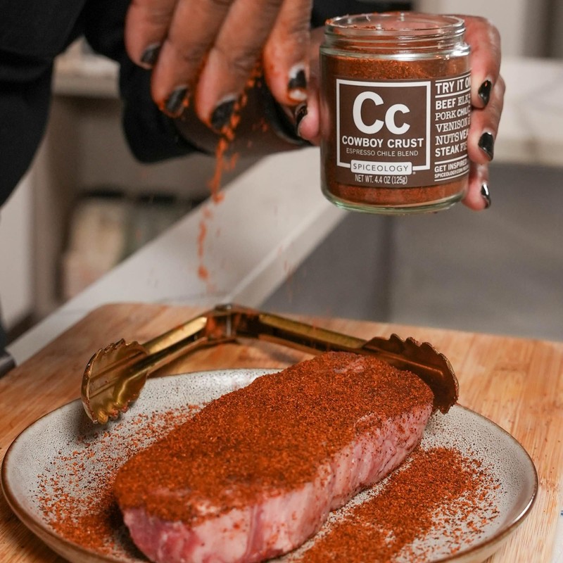 Spiceology – Cowboy Crust Espresso Chile Rub – Bold Coffee
