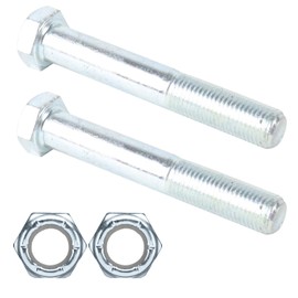 Replacement Longboard Truck Kingpin and Nut 64mm Silver Floating 2-Pack