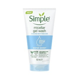 Simple Water Boost Micellar Gel Facial Wash, 5 Oz (150 ML) (1 Count)