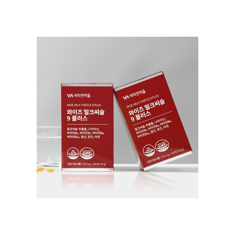 Vitamin Village 9-Ingredient Complex Functional Milk Thistle 9 Plus 180