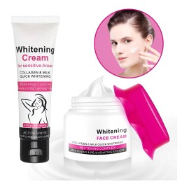 Set Crema Facial Aclarante + Crema Axilas Blanqueadora Full