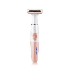 Women Painless Hair Remover,Gominyuf Electric Lady Shaver Trimmer with Upgrade Cutter Head Professional for Shave Arm,Bikini,Leg,Armpit Hair,Battery Operated (Pink)