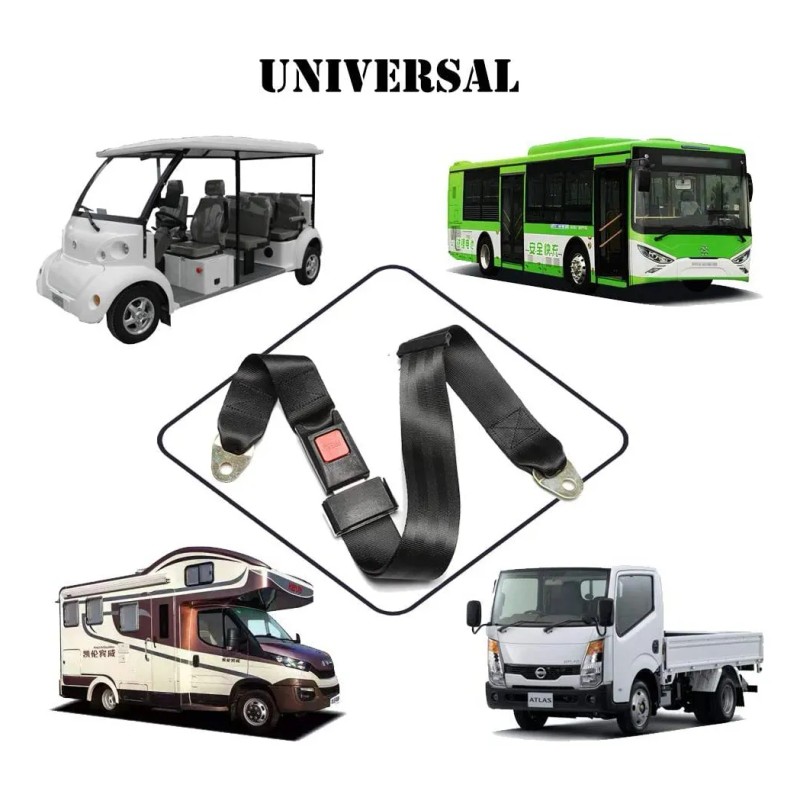 Cinturon De Seguridad De 2 Puntos Universal, 2piezas