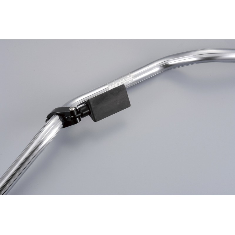 POSH 500078-03 Motorcycle Supplies Multi-Angle Handle Clamp Stay, Silver