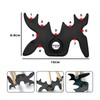 VGOL 4pcs Billiard Cue Holder with 9 Positions Black Snooker