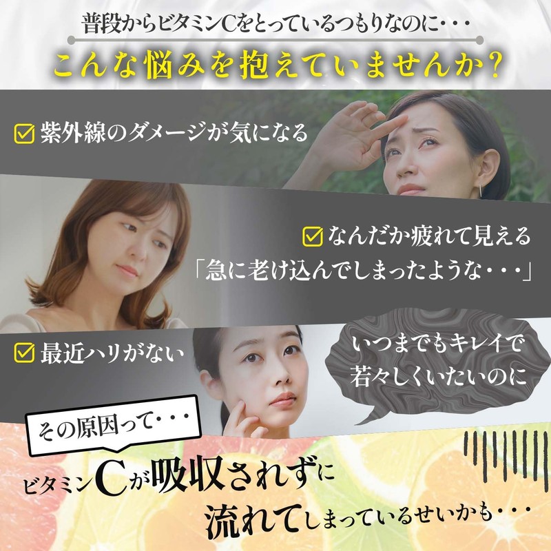 リポソームビタミンCプラチナム 高濃度1200mg配合 タイムリリース サプリメント 国産 120粒 30日分 ORIHAS