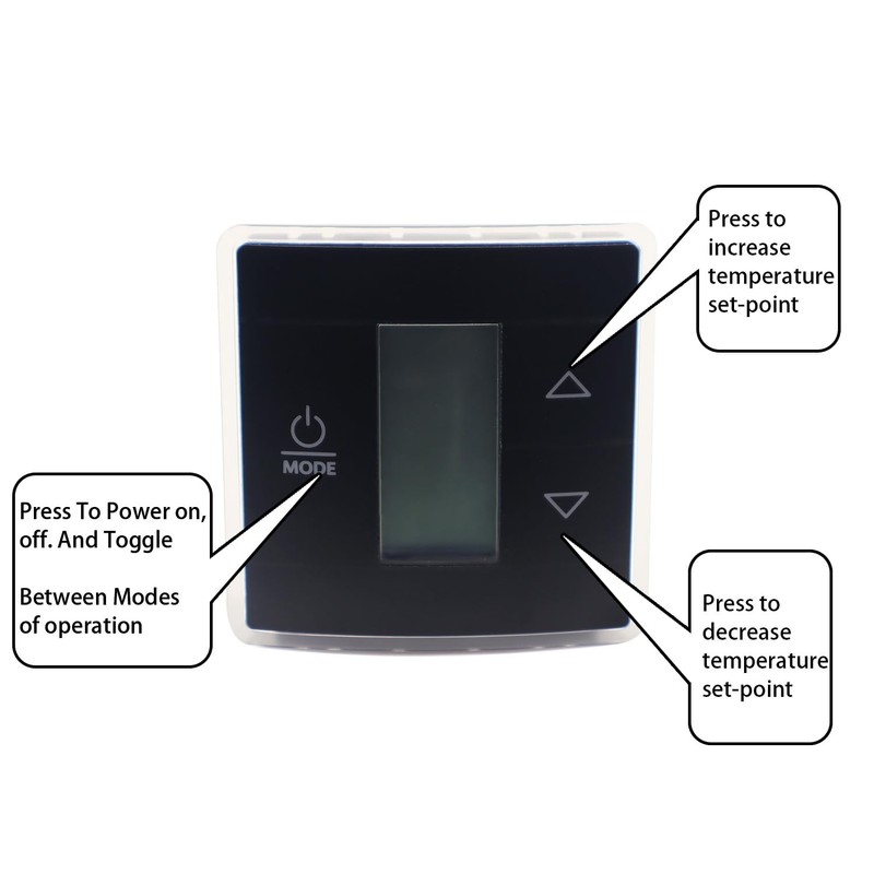 3316250.712 RV Single Zone Wall Thermostat Replacement for Dometic for