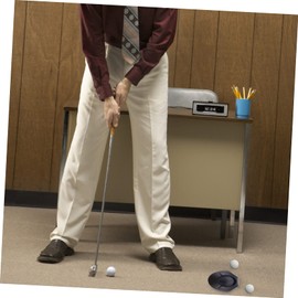 BESPORTBLE 3pcs Golf Putting Practice Disc Lightweight Training Aid for Home Office Gym Your Putting Skills Portable Golfs Cups Black