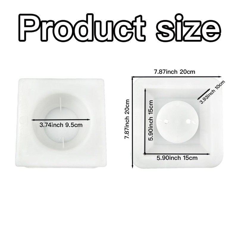 MWYZGmold Concrete Hollow Brick Mold,Reusable ABS Concrete molds,Indoor/Outdoor Wall Decoration,