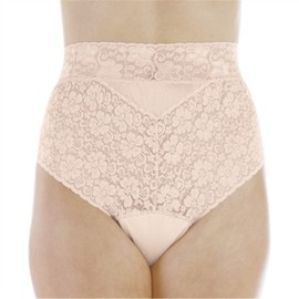 1-Pack Women's Beige Lovely Lace Regular Absorbency Incontinence Panties Medium (Fits Hip 38-40")