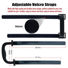 20 Oz 30 Oz 40 Oz Tumbler Handle Adjustable Fit for YETI, RTIC, Ozark Trail, Travel Mug Cup, SIC, Rambler, and All Brands Tumbler Cup