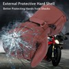 Harssidanzar Winter Motorcycle Gloves,Mens Long Gauntlet Leather Full Finger Touchscreen