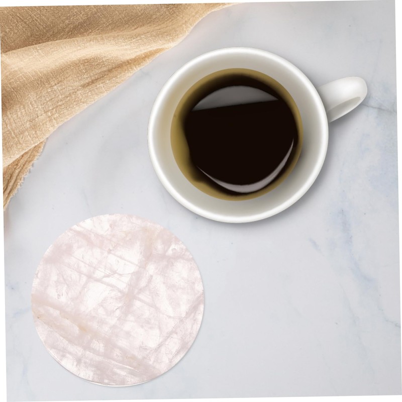 MAGICLULU Stone Coaster Water Mat Round Crystal Coaster for Drinks
