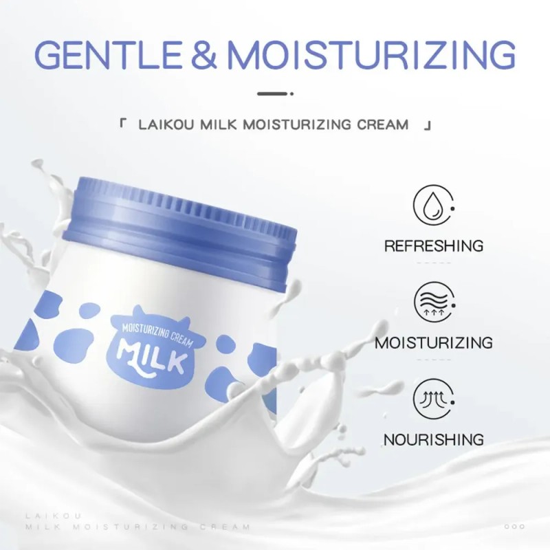 Bf . Crema Hidratante De Leche 55g, Crema Facial Hidratante