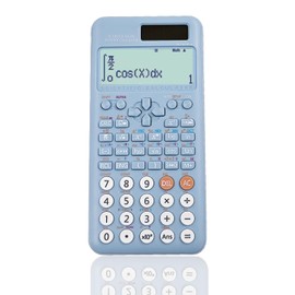 Scientific Calculator Compatible with FC-991ES Plus-2nd Edition Scientific Calculator with 417 Functions for Back to School Supplies Students Teachers Business Office Home, Blue