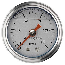 AUTO METER 2178 Autogage Fuel Pressure Gauge, 1.5"