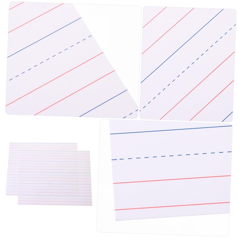 NUOBESTY Dry Erase Cards 30pcs Sentence Strips for Classroom School