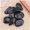Levemolo 10pcs DIY Painted Stones for Creative Drawing Smooth Polished