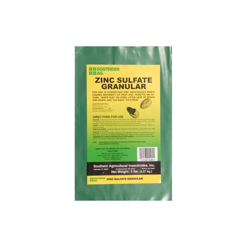 Southern Ag Zinc Sulfate Granular, 5lb