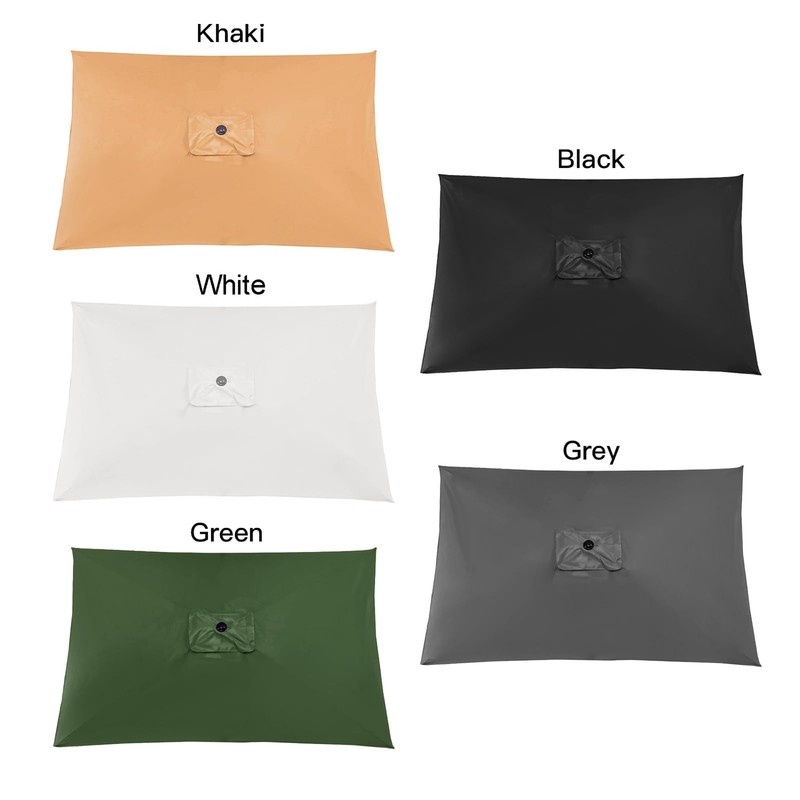 Patio Umbrella Replacement Canopy for 6 Ribs 10 x 6.5