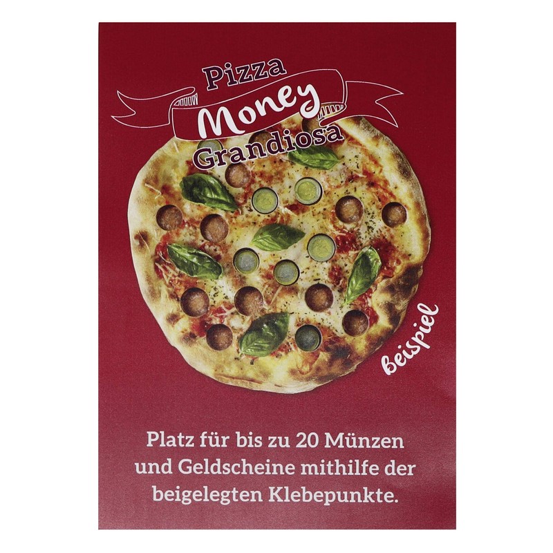 Close Up Pizza Money Grandiosa Money Gift
