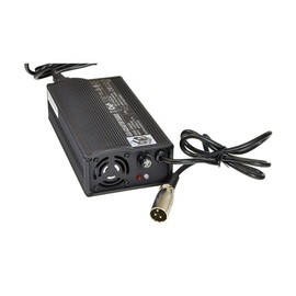 AlveyTech 24 Volt 5.0 Amp XLR HP8204B Battery Charger - Premium Dual Voltage Charger with XLR Connector for Mobility Scooter, Power Chair, & Electric Wheelchair Like Pride, Jazzy, Golden, & Drive