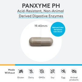 XYMOGEN PanXyme pH - Digestive Enzymes for Gut Health - Amylase, Lipase, and Protease Enzyme Supplement - Gut Health Supplements for Digestion Support - Gluten Free + Vegan (90 Capsules)