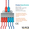 GKEEMARS 10Pcs Lever Wire Connectors, Quick Disconnect Kit Cable Clamp