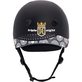 Triple Eight Deep Cover Helmet – Ideal for Skateboarding, Bicycling, BMX, and Roller Skating