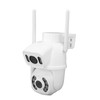 Dual Lens Security Camera Two Night Vision 3MP IP66 2304x2592