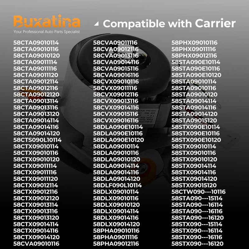 HC21ZE126A 326628-762 Furnace Draft Inducer Motor Fits for Carrier Furnace