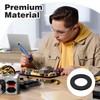 Pack of 50 Flat Washers M8, Metal Body Washers Spacers