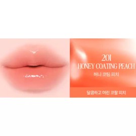 Clio 클리오 볼륨메이트 틴트 글로스 201 허니코팅피치X2개 BNS Clio Volume Mate Tint Gloss 201 Honey Coating Peach X2 pcs BNS