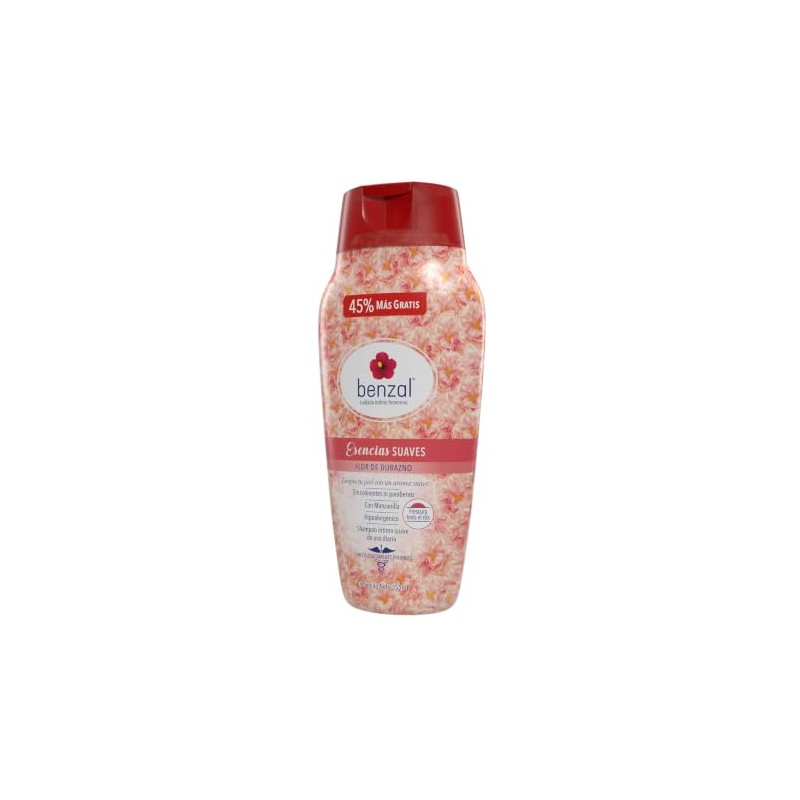 Benzal Wash Jabon Intimo Femenino Durazno Esencias Suaves 355ml