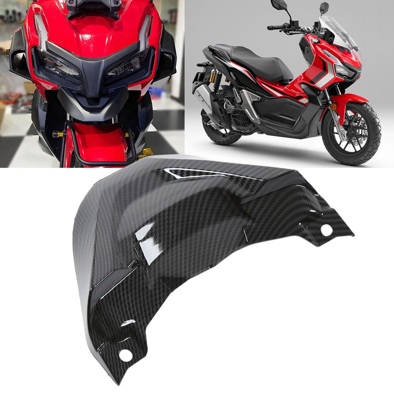 Motorcycle Front Windshield Fairing Wind Deflector Carbon Fiber Style Replacement