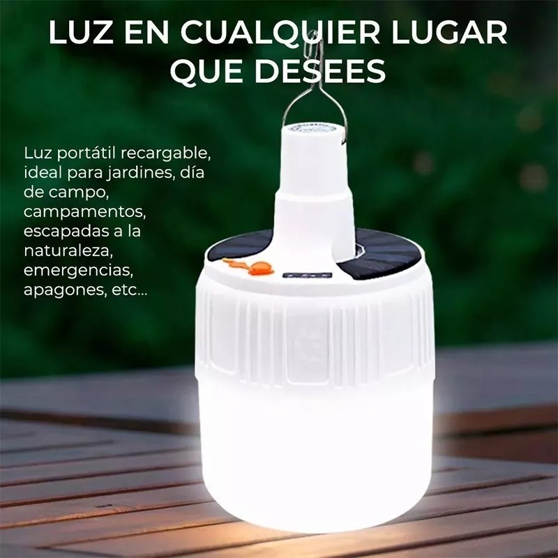 Best Linterna Camping Led Solar Super Brillante Tactica Portatil