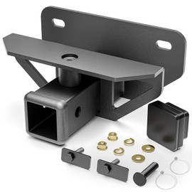 EYOUHZ for Dodge Ram 2 inch Trailer Hitch Receiver Compatible with 2003-2018 Dodge Ram 1500 & 2019-2023 Ram 1500 Classic & 2003-2013 Ram 2500 3500, Class 3 III Rear Tow Hitch Towing Combo with Cover