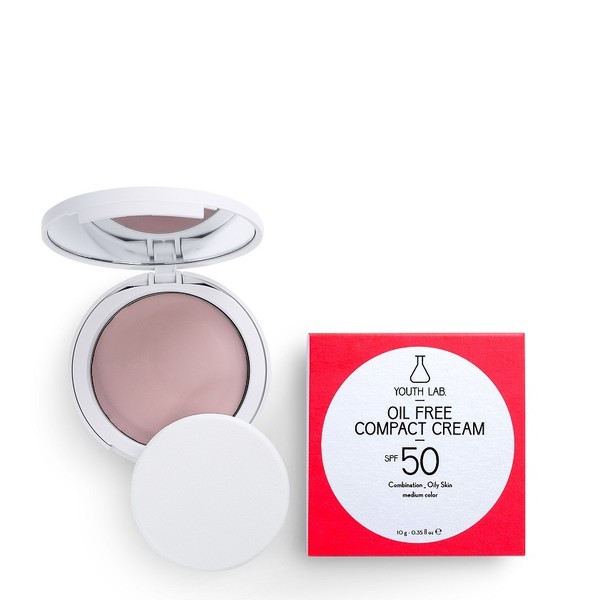 Youth Lab Oil Free Compact Cream SPF50 Combination-Oily Skin Medium